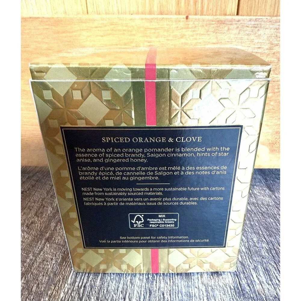 NEST New York Spiced Orange & Clove Luxury Scented Candle 8.1 oz